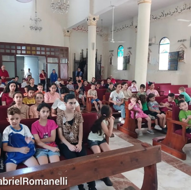 Gereja Katolik Keluarga Kudus di Gaza. (Instagram @gabrielromanellisivori)